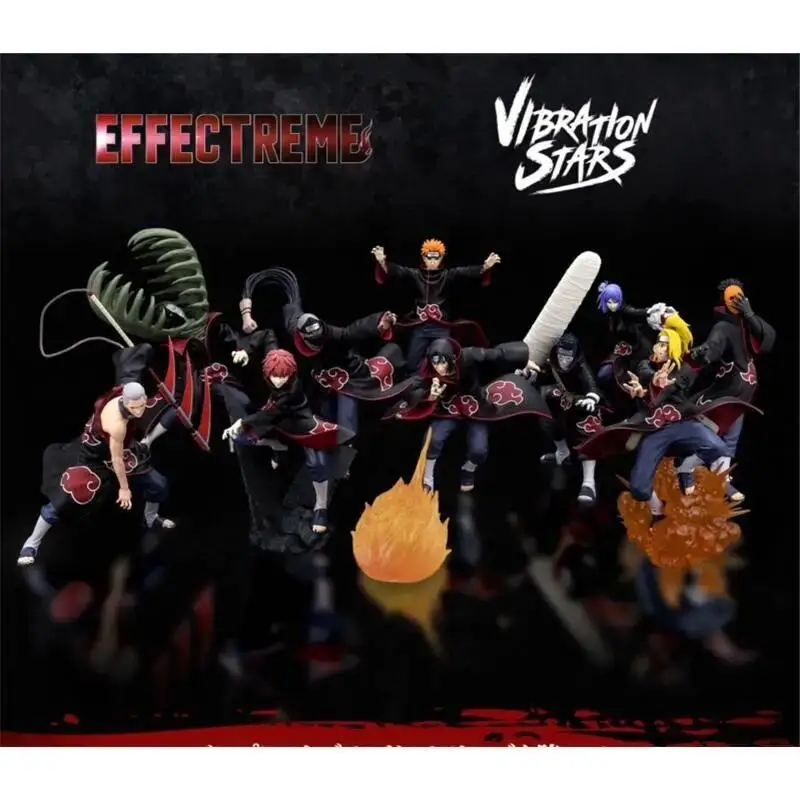 

Совершенно новый подлинный и незапечатанный Bandai Banpresto Naruto Shippuden Sasori Deidara Obito Hidan аниме фигурки модель подарок