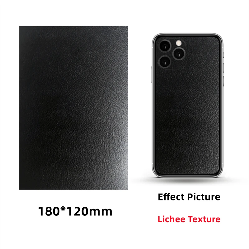 50 sztuk 3D tekstura tylna folia ochronna naklejka na maszynę do cięcia ostrzy uniwersalna folia do cięcia dekoracyjna tylna pokrywa dla iPhone'a — zdjęcie 6