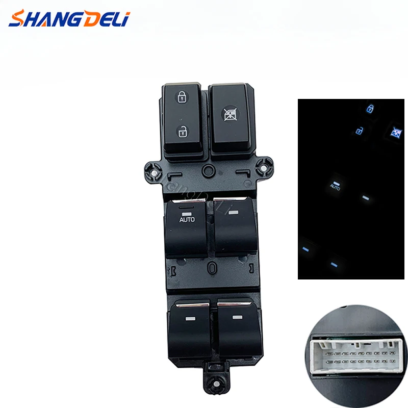 

For Hyundai Tucson 2015-2018 Glass Lifter Switch Electric Window Door Auto Lift Key Accessories