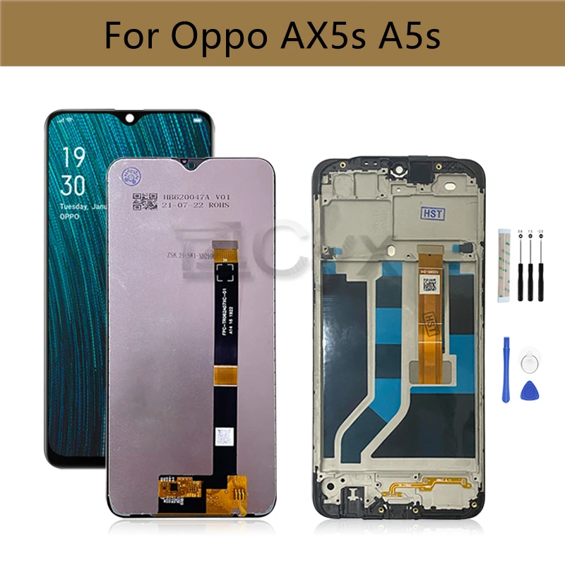 

For Oppo A5s lcd For Oppo AX5s LCD Display Touch Screen Digitizer Assembly With Frame CPH1909 Screen Replacement Parts