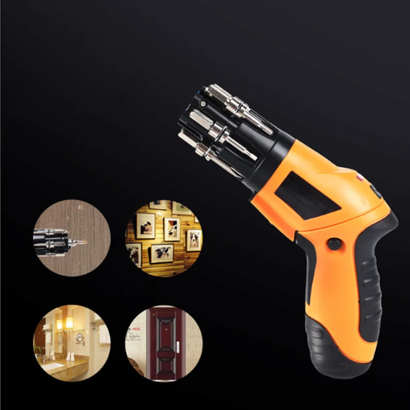 

3.6V Cordless Electric Screwdriver Multifunctional Rechargeable Lithium Battery Screwdriver Folding Mini Screwdriver Set