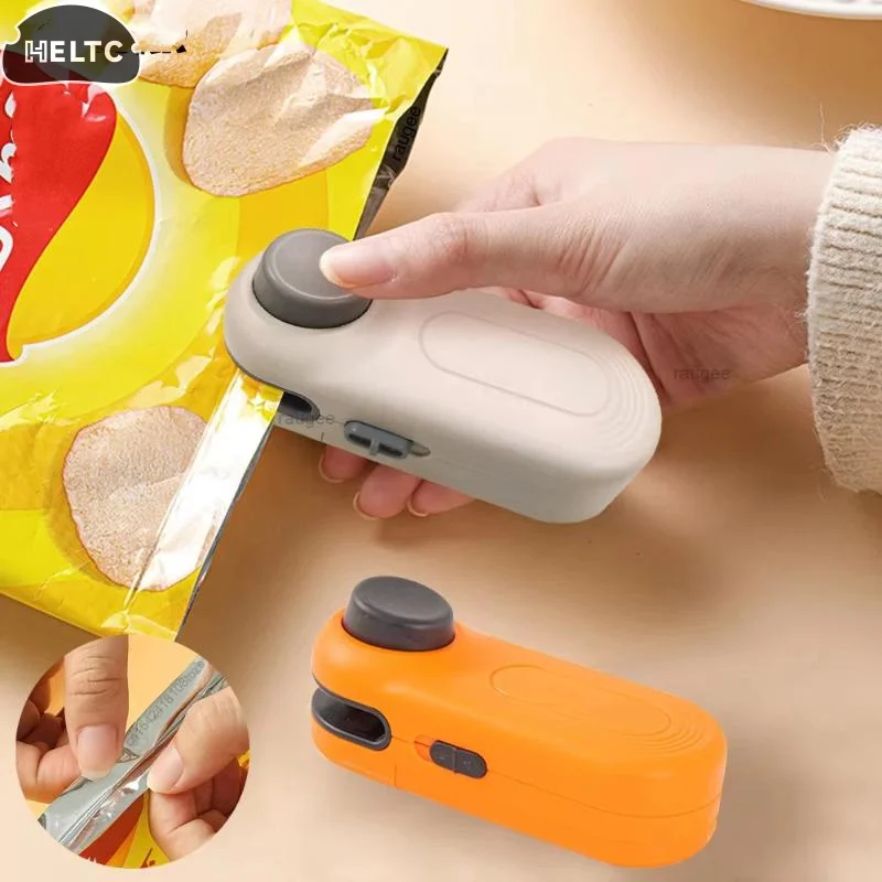 1pcs Mini Heat Bag Sealing Machine Package Sealer Bags Thermal Plastic Food Bag Closure Portable Sealer Kitchen Accessories - view 4