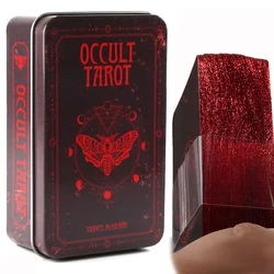 2022 New Style Occult Tarot in a Tin Metal Box Gold-plated Edge Hot Sell Tarot Cards For Divination Tarot Deck Beautiful Packag