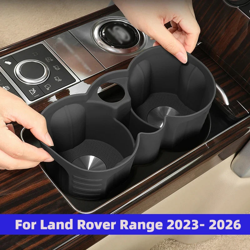 

Central Control Water Cup Pad Silicone Pad Storage Seat Decorative For Land Rover Range Rover Vogue L405 2013-2022 Accessories