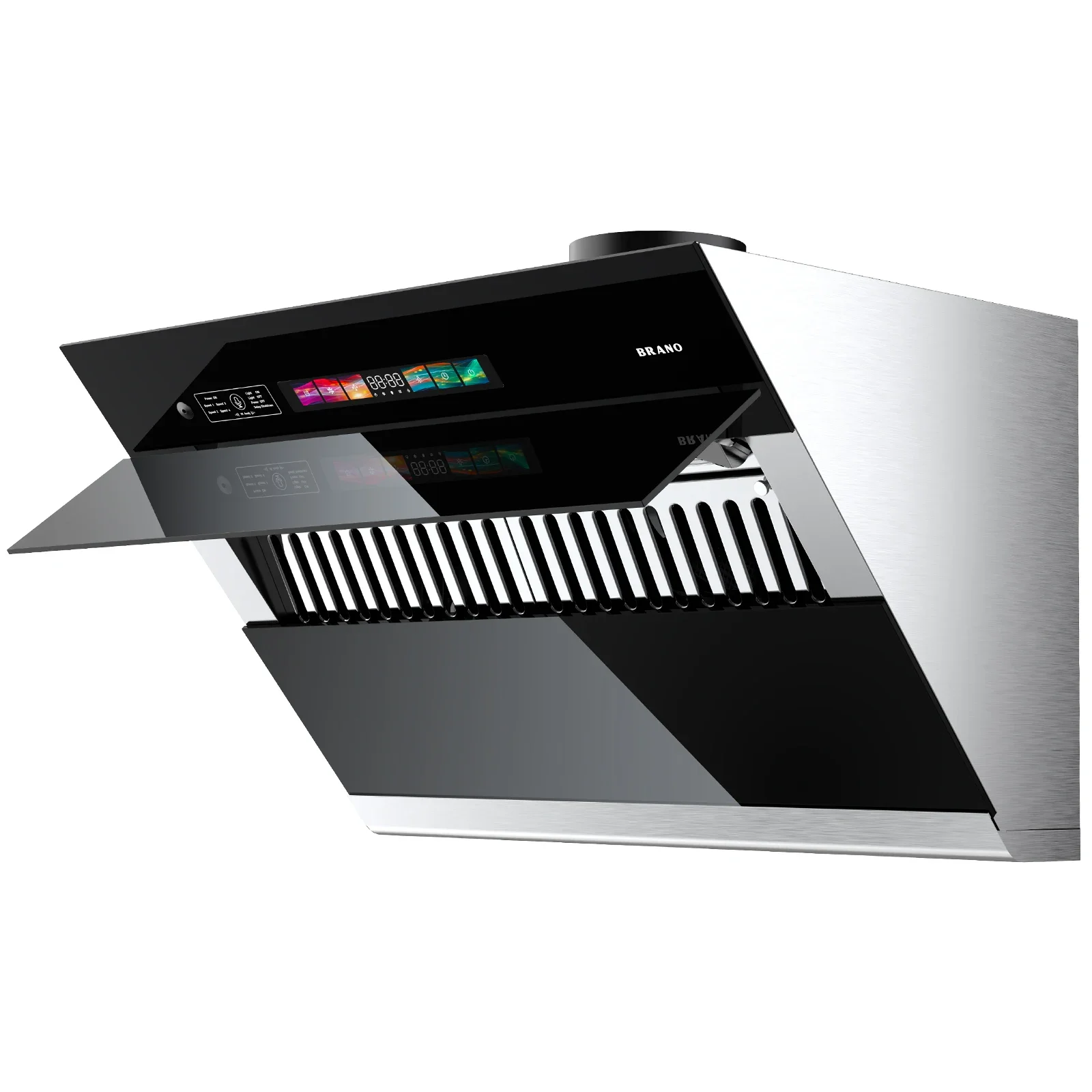 USA Stock Range Hood Intelligent Voice/gesture/touch Unique Side Design Range Hood Placed Under Kitchen Cabinets Range Hood