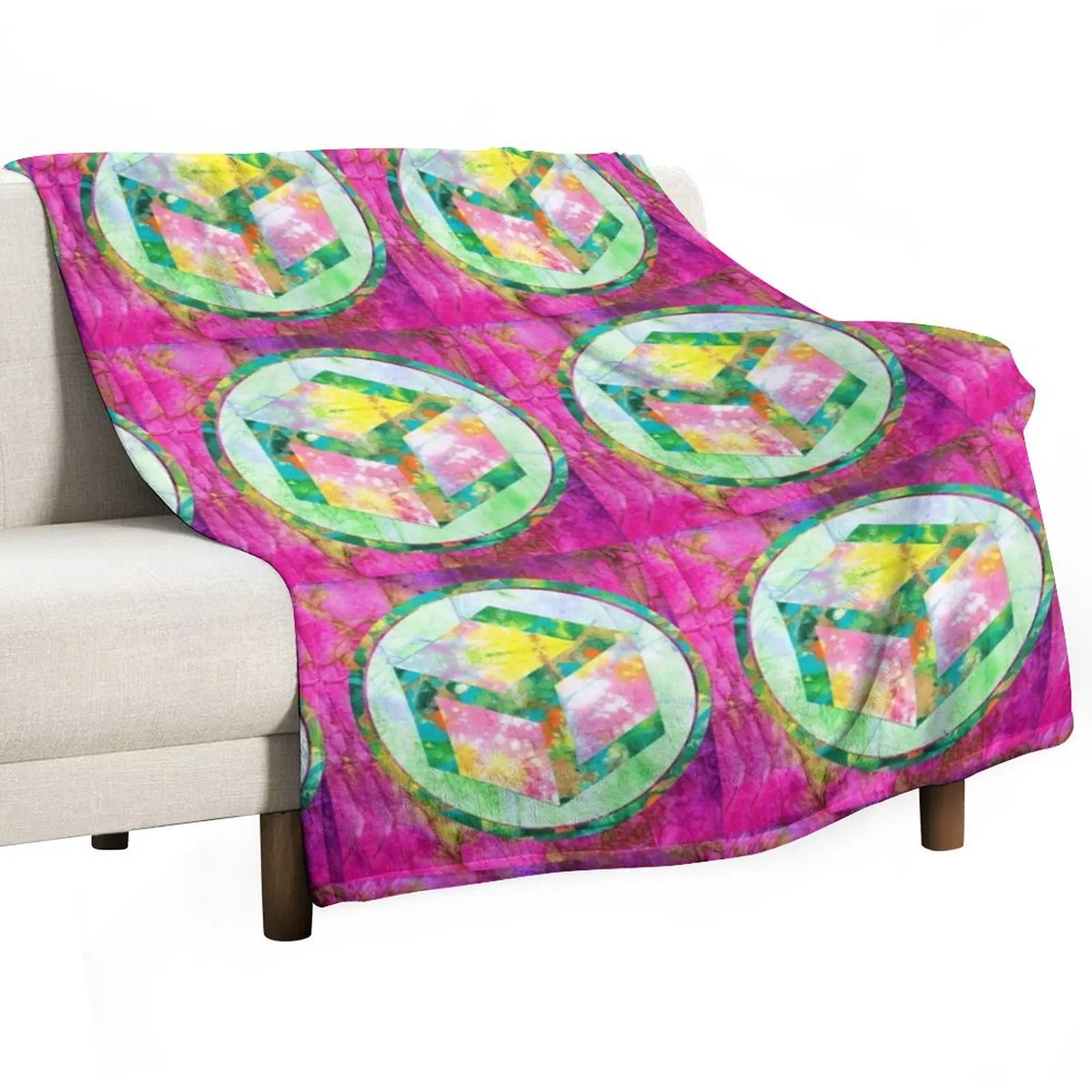 

Antahkarana - Peace Throw Blanket Luxury Thicken Decorative Throw bed plaid Retros Blankets