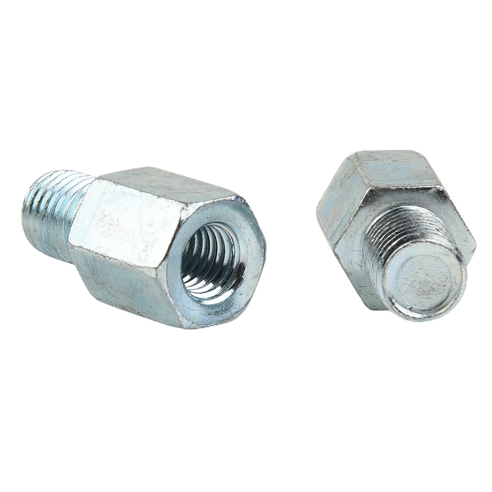 2pcs Scooter Motorcycle Rear Mirror Adapters Clockwise Right Hand Thread Screws 8mm To 10mm Mirror Thread Adapter Accessories