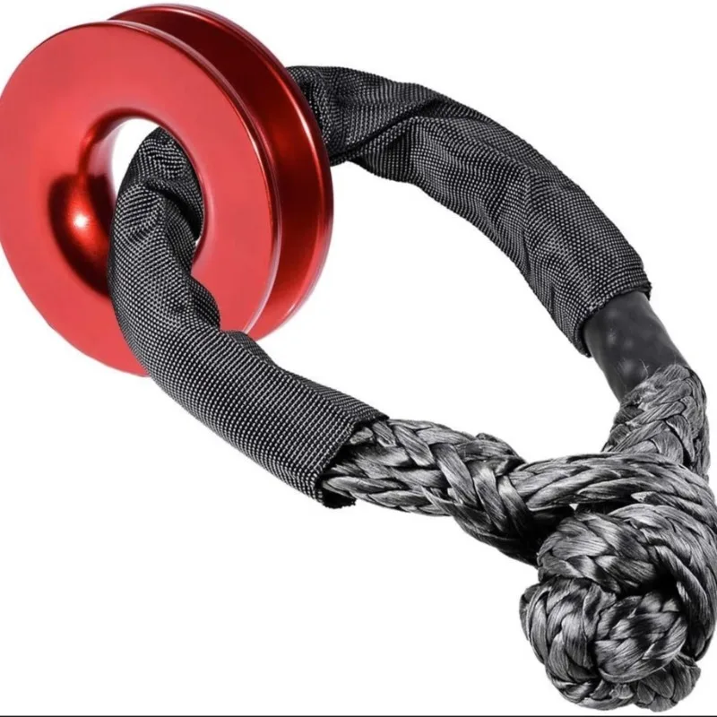 17 Ton Polyethylene Soft Shackle Vehicle Recovery Rope Connector Towing Connection Accessory