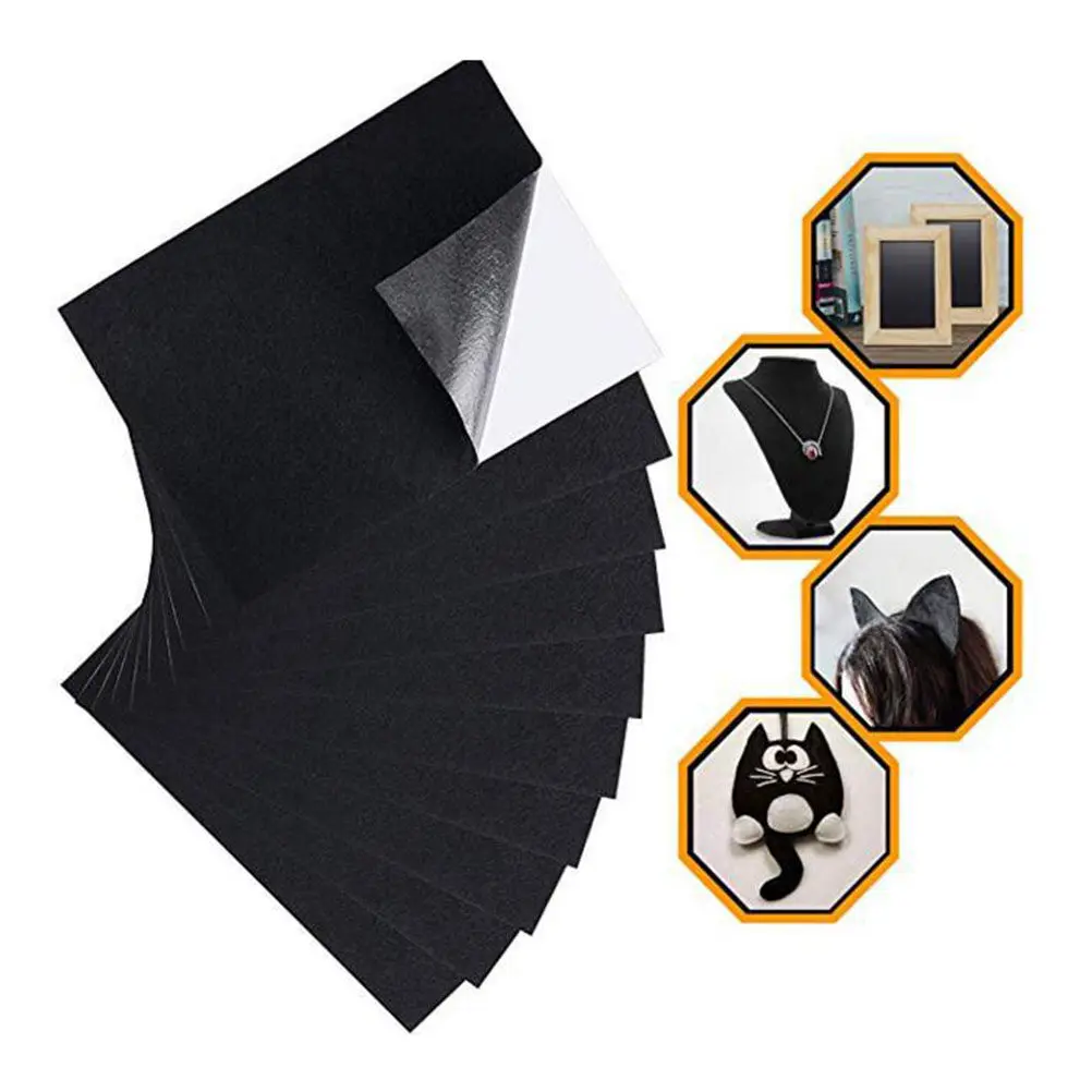 10 pcs Glue Sticks Craft DIY Adhesive Halloween Christmas New Year Jewelry Box Lining Fabric Makers Jewelry Maker Premium