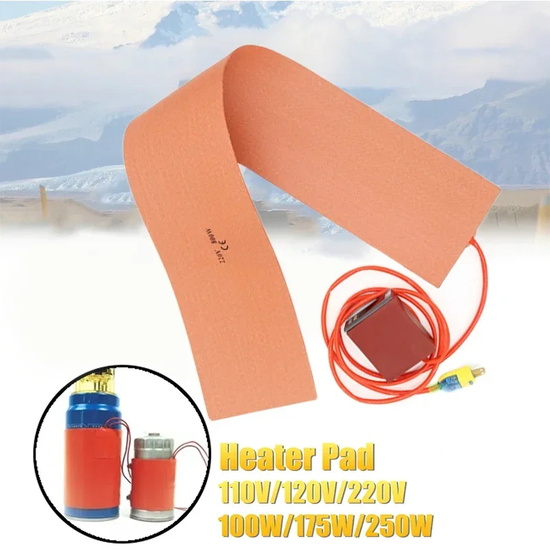 1Pc Silicone Heating Pad 15*90cm 800W 220V Silicone Heater W/ Controller For Guitar Side Rim Bending Press Heating Tool