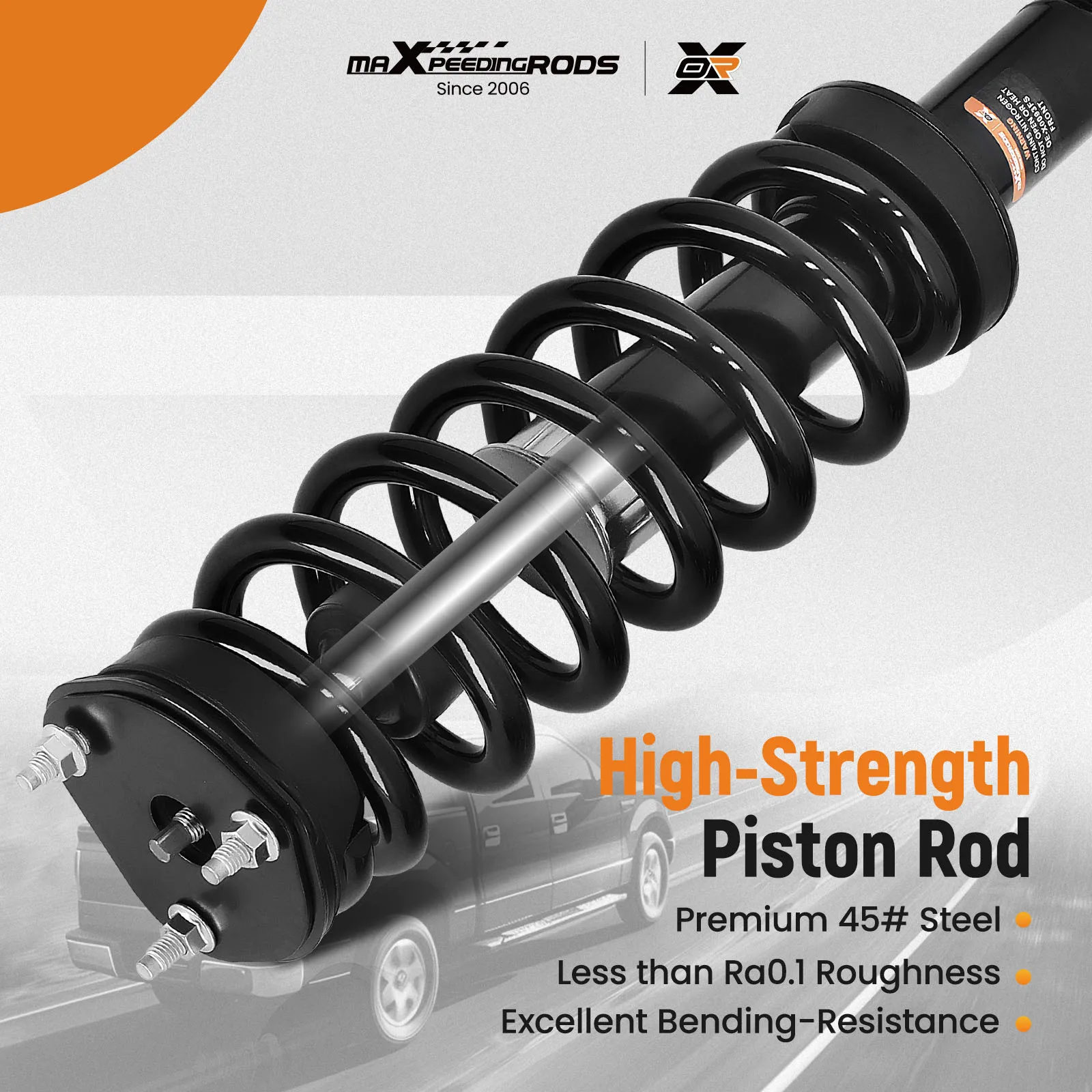 

OE 2PCS Front Shock Spring Struts Assembly for Dodge Ram 1500 2009-2010 Ram 1500 2011-2018 4WD Daily Use