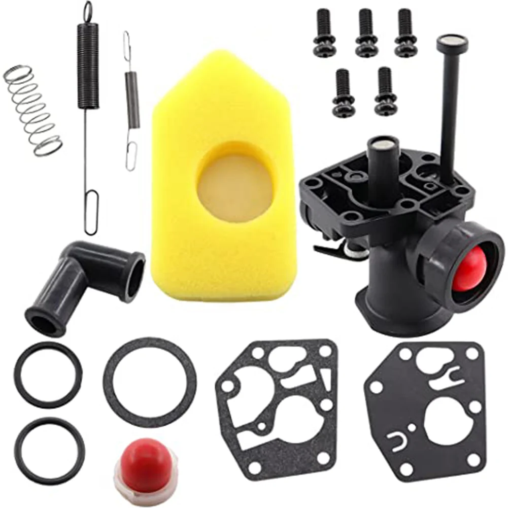 

Carburetor Kit For 497619 499809 498809 498809a 494406 Lawnmower 698369 691859 Air Filter Rubber Grommets Fuel Pump Kit