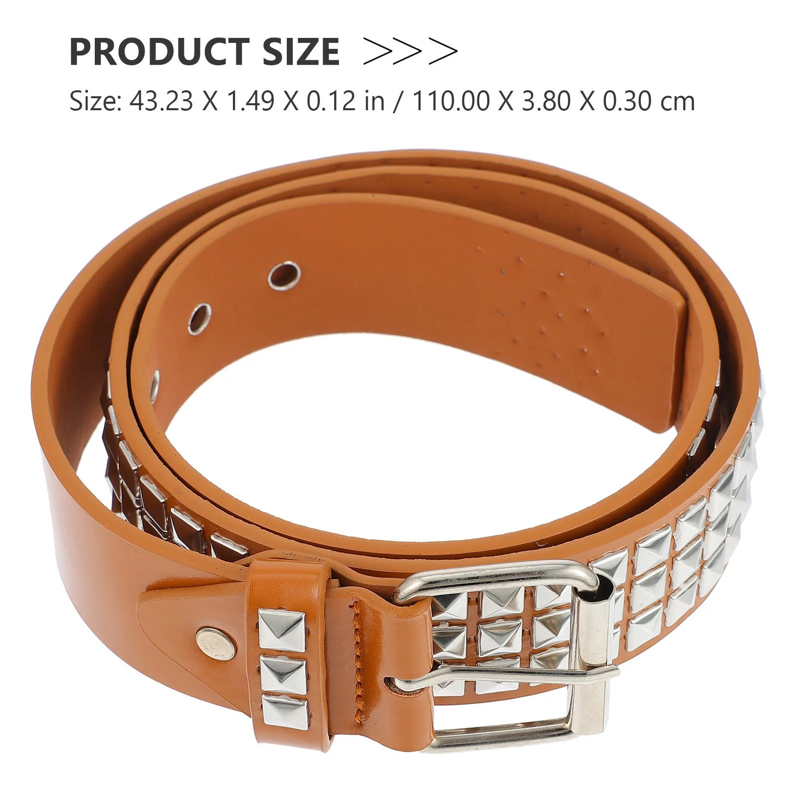 1 قطعة حزام برشام الزخرفية عالية الجودة بولي PU دائم غير يتلاشى ضوء سهل الحمل تصميم أنيق ملابس يومية هدية حفلة