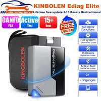 [2025 Best] KINGBOLEN Ediag Elite escáner bidireccional actualización gratuita de por vida y 15 reinicio herramienta de diagnóstico de coche pk Thinkdiag