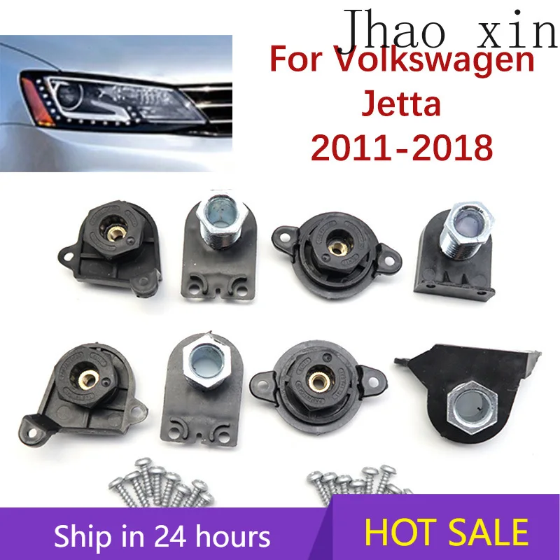 Car Headlight Repair Kit Lamp Base Lamp Claw for Volkswagen Jetta 2011-2018 with Screw 5C7998225 5C7998226 Fixing Bracket Repair