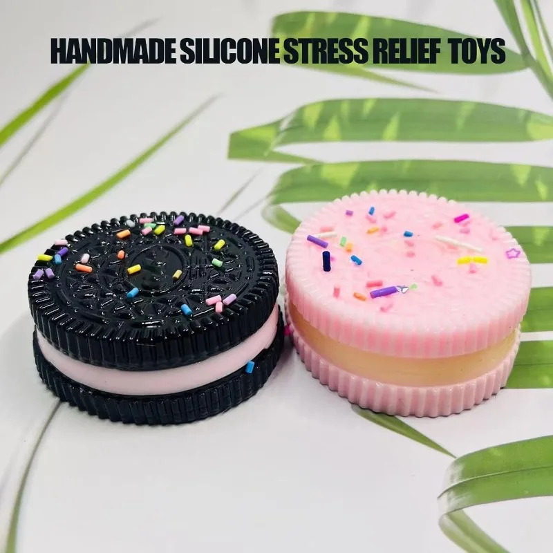 ألعاب إسفنجية مصنوعة يدويًا من السيليكون لتخفيف التوتر، لعبة تنفيس الضغط فائقة النعومة للقلق والاسترخاء لتخفيف التوتر