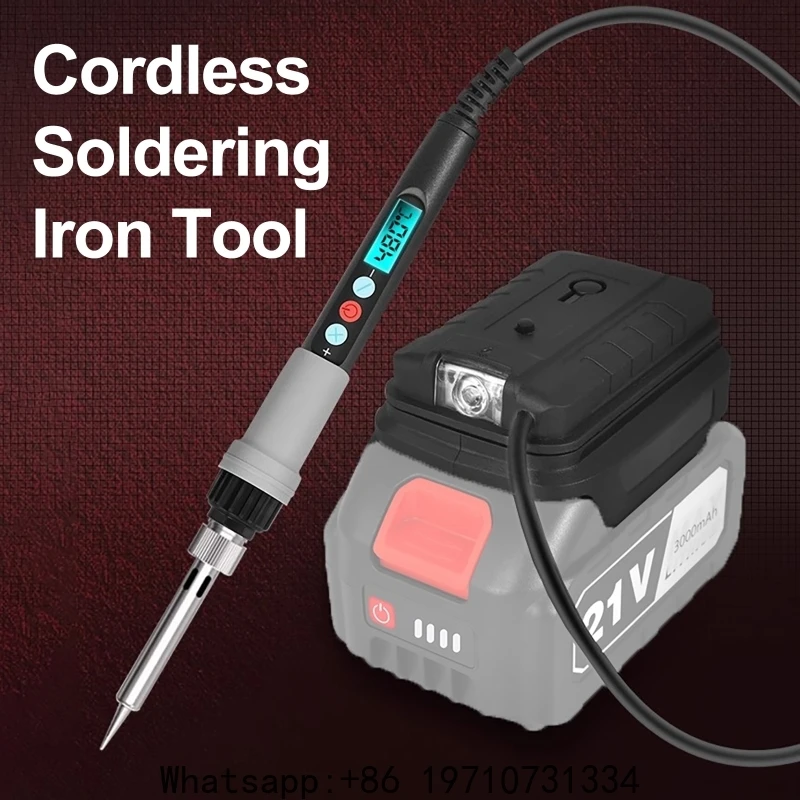 Soldering Iron Station For Makita 18V 21V  Battery Cordless Soldering Iron with Low Voltage Protection Battery Powered