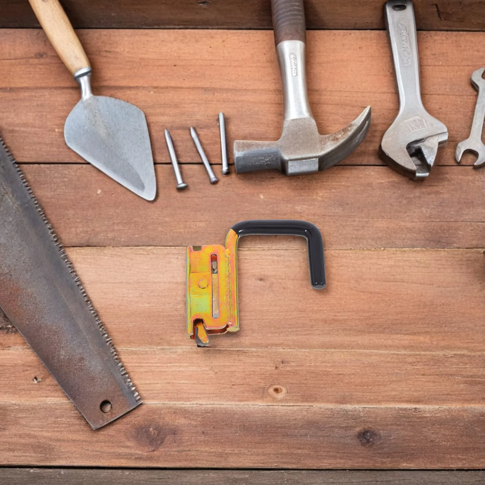 

Heavy Duty E Track Fixed Hooks Iron Spring Clip Coated Enclosed Trailer Hook Tool Holder Track J Hooks