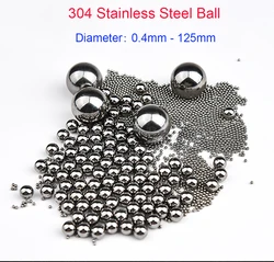 Solid 304 Stainless Steel Ball Dia 1mm 1.5mm 2mm 2.381mm-38.1mm Round Ball High Precision Bearing Balls Smooth Balls