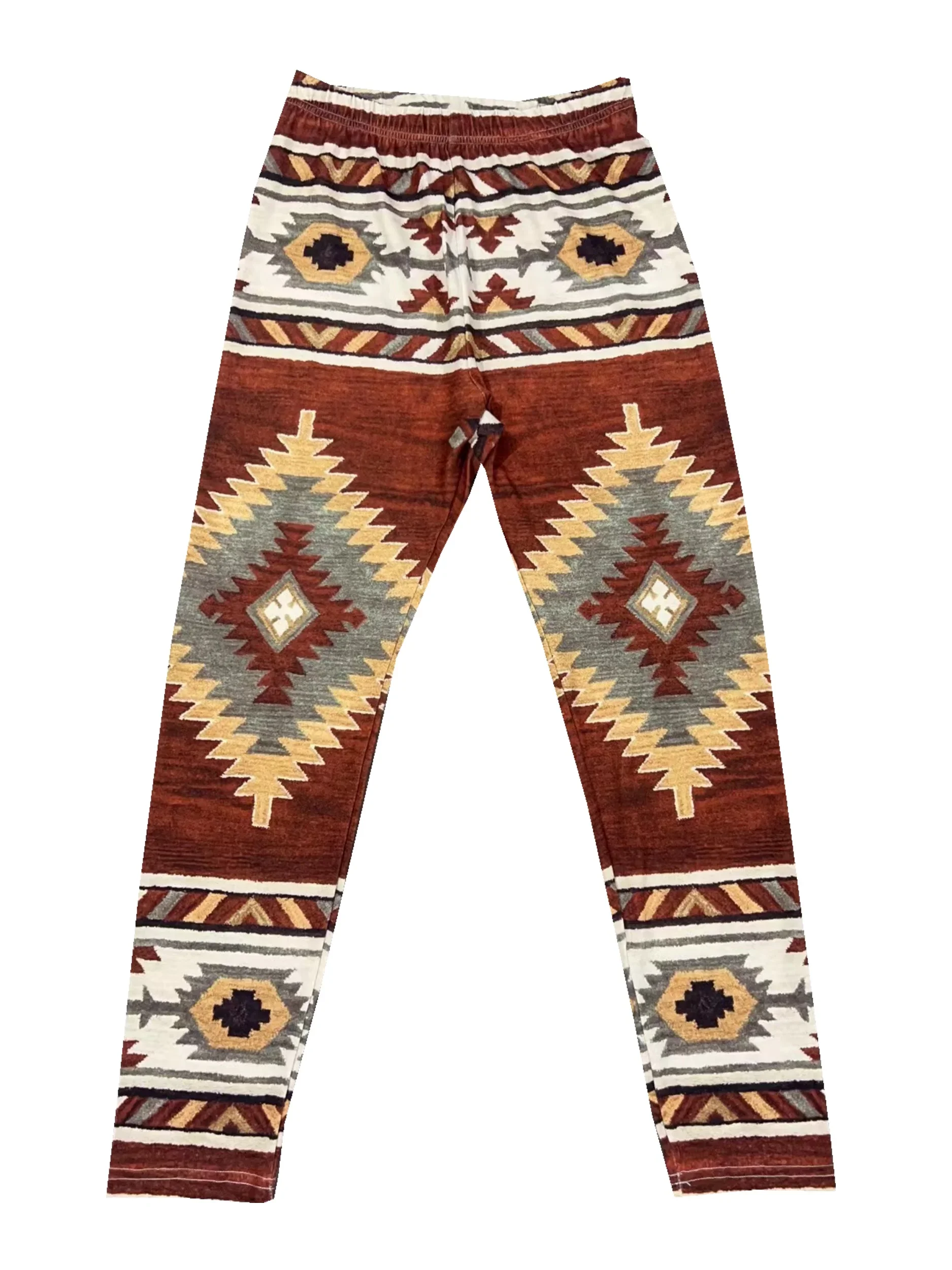 New Fashion Plus Size Bohemian Printed Leggings Women's Casual Printed Leggings