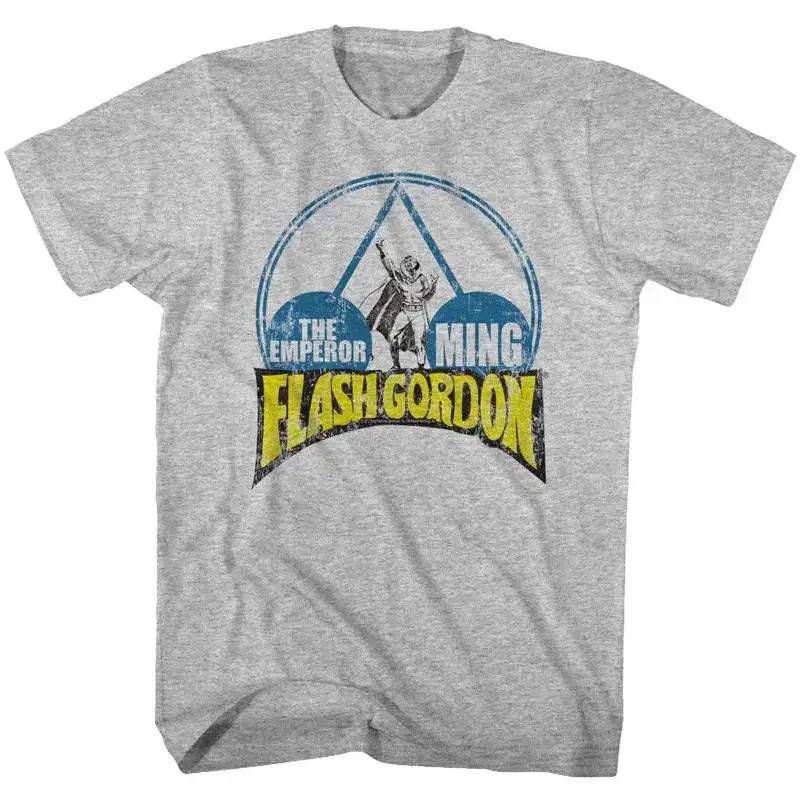 Flash Gordon Tall T Shirt Ming The Emperor Grey Heather