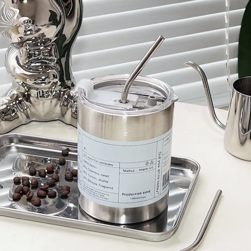 Portable Stainless Steel Insulated Coffee Cup Vacuum Travel Tumbler For Car Office School Home Cold Drink Water Mug