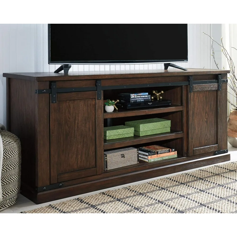 Budmore Rustic TV Stand Fits TVs up to 68