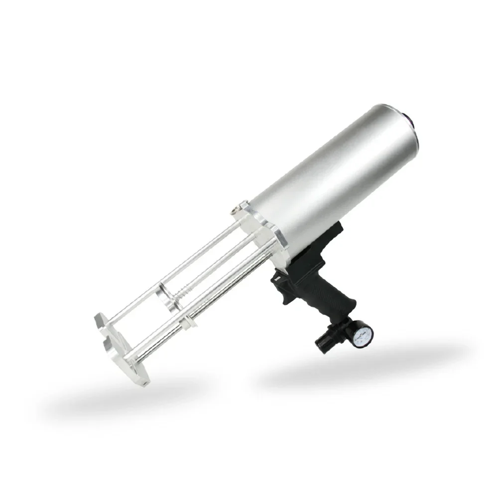 900ml 2:1 Caulking Pneumatic-Gun dua komponen Air Silicon -Gun untuk katrij semprot Epoxy-Gun