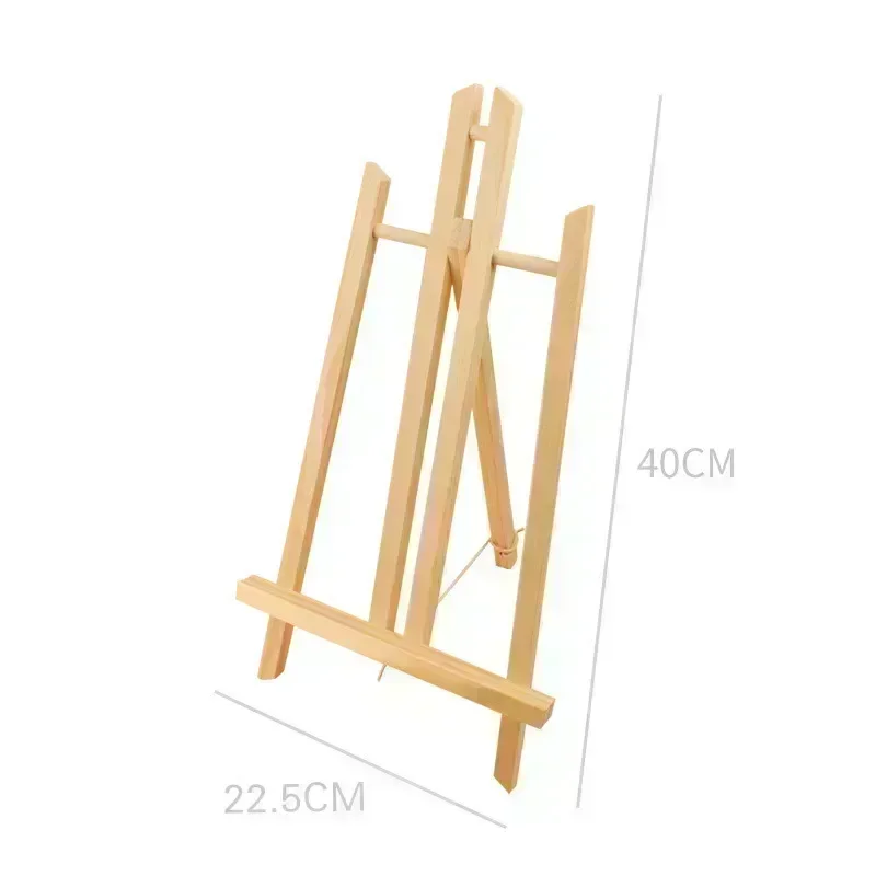 Classroom Students Artist Exhibition Art Craft Wooden Display Stand Holder Painting Easel Shelf