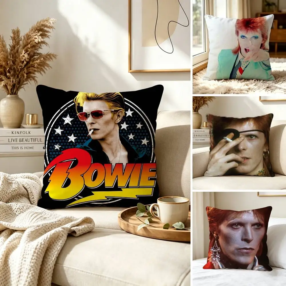 cool D-DavidS B-BowieS Pillow Case for Sofa Living Room Home office Decor Protective Cover