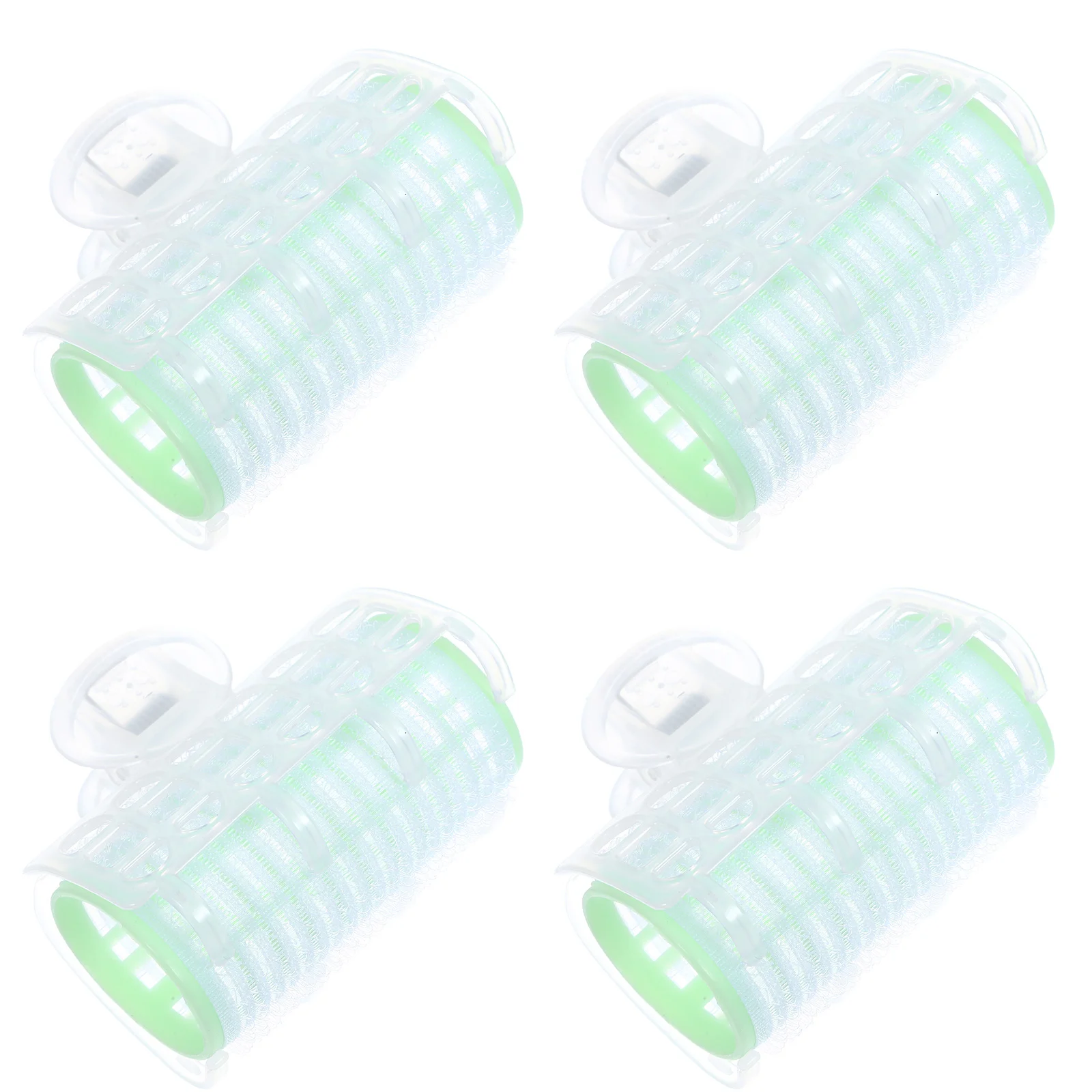 

4 Pcs Hair Roller Bangs Curler Wave Plastic Curlers DIY Rollers Light Green Curling Tools