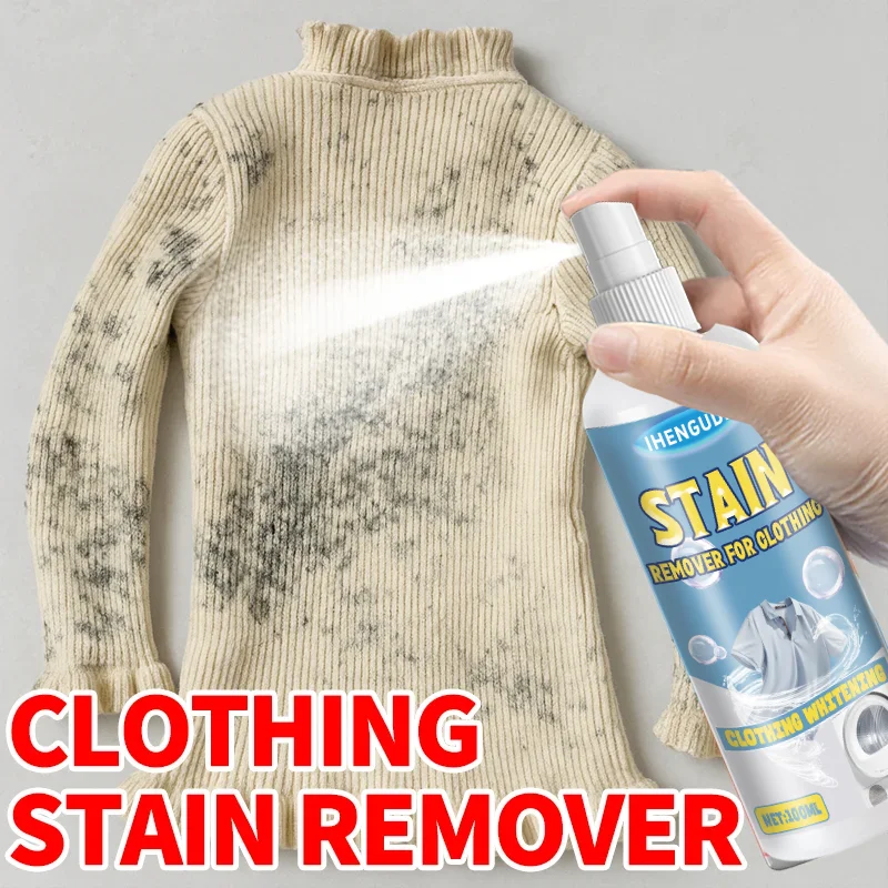 Clothing Stain Remover 100ml - Effective Spot Cleaner for Sweaters, Shirts, and Fabrics - Ideal for Quick Stain Removal