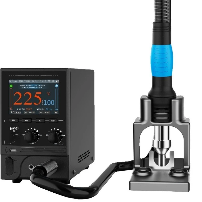

Hot air dismantling and welding table, high-power direct/cyclone digital display temperature control mobile phone maintenance