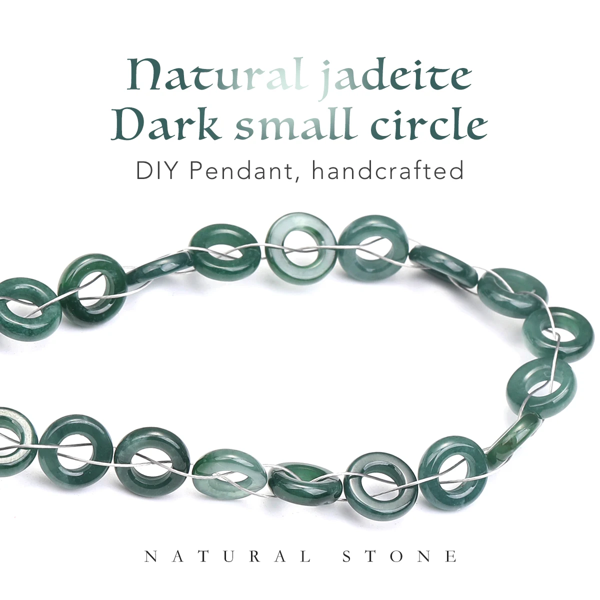 

Natural Jadeite Ice Blue Jade Water 10mm Beads DIY Bracelet Bangle Charm Jadeite Jewellry Accessories Amulet Gifts Women Men