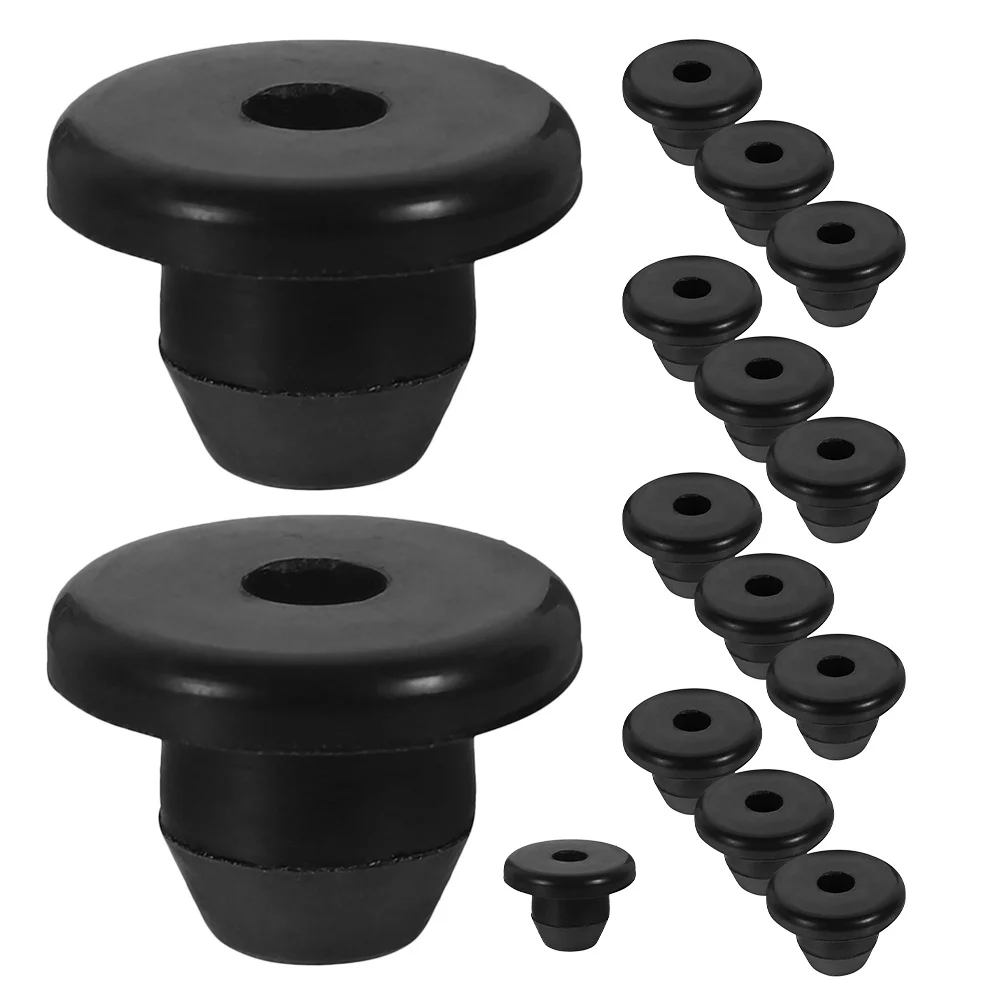 15 pçs jack hidráulico enchimento de óleo plugues de borracha piso jack substituição reservatório de óleo vedação à prova de vazamento pólos de borracha