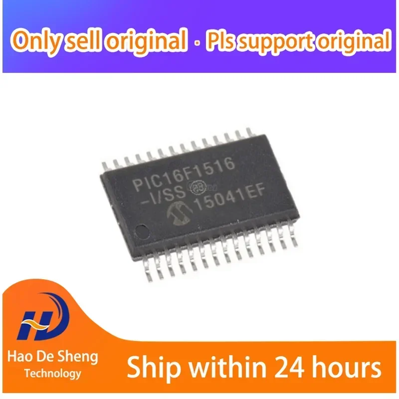 

10 шт./лот PIC16F1516T-I/SS PIC16F1516-I SSOP-28, новые оригинальные, в наличии, поставка электронных компонентов
