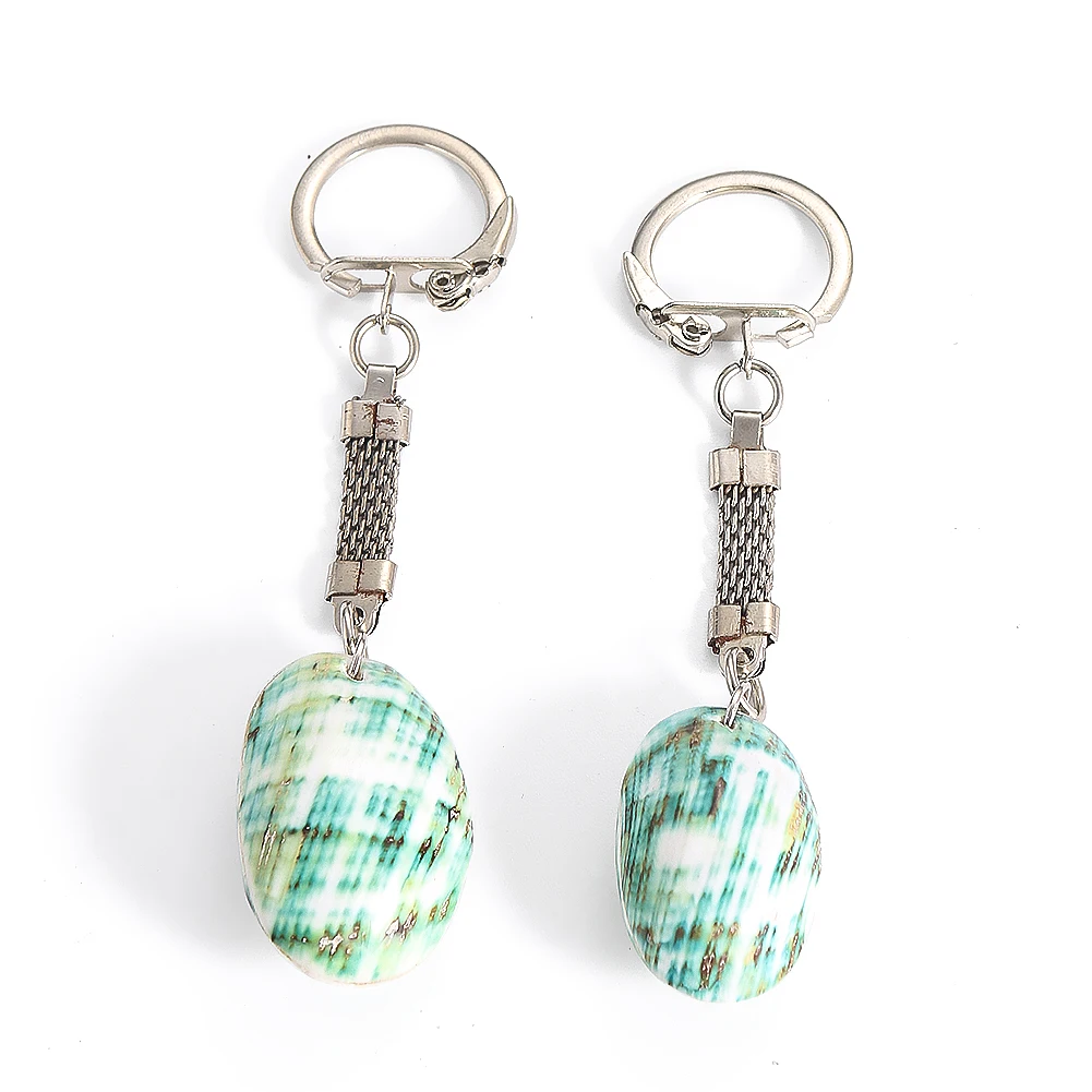 Bohemia Style Sea Shell Keyrings for Women Exquisite Bag Car Key Ring Pendant Ornaments Seaside Souvenir Fashion Jewelry Gifts