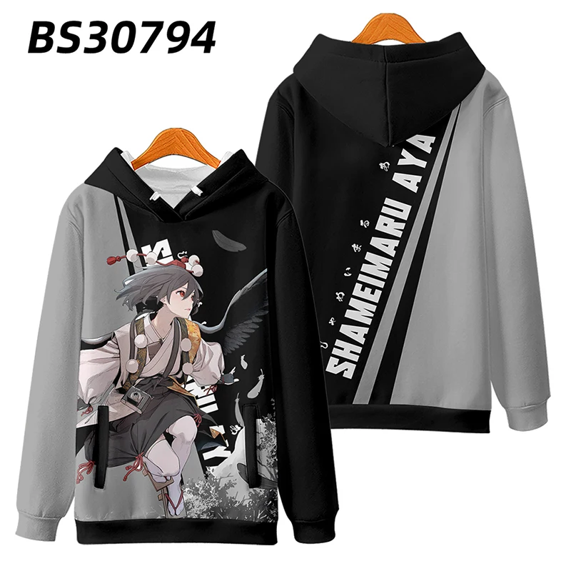 Popular Games Touhou Project Momizi Anime Hoodies Sweatshirt 3D Print Men Women Tracksuit Fashion Harajuku Cosplay Pullover Coat