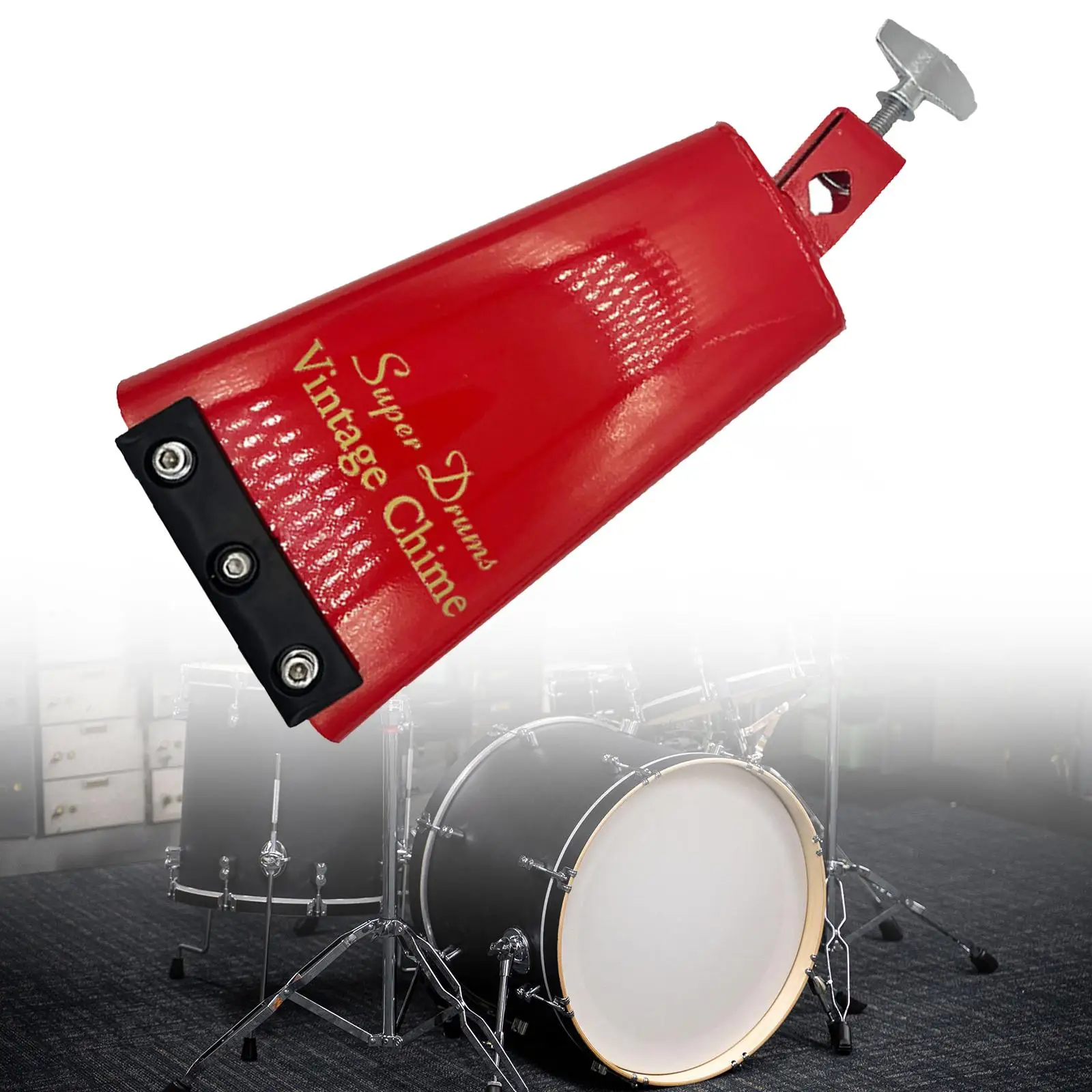 

Stainless Steel Cowbell Rock Cowbell for Sporting Events Baseball Party