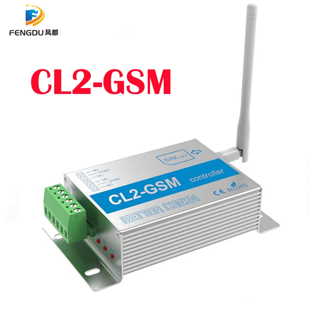 

CL2-GSM 2G Wireless GSM SMS Smart Remote ON/OFF Switch Controller with 2 Relay Output for Smart Switch Security System