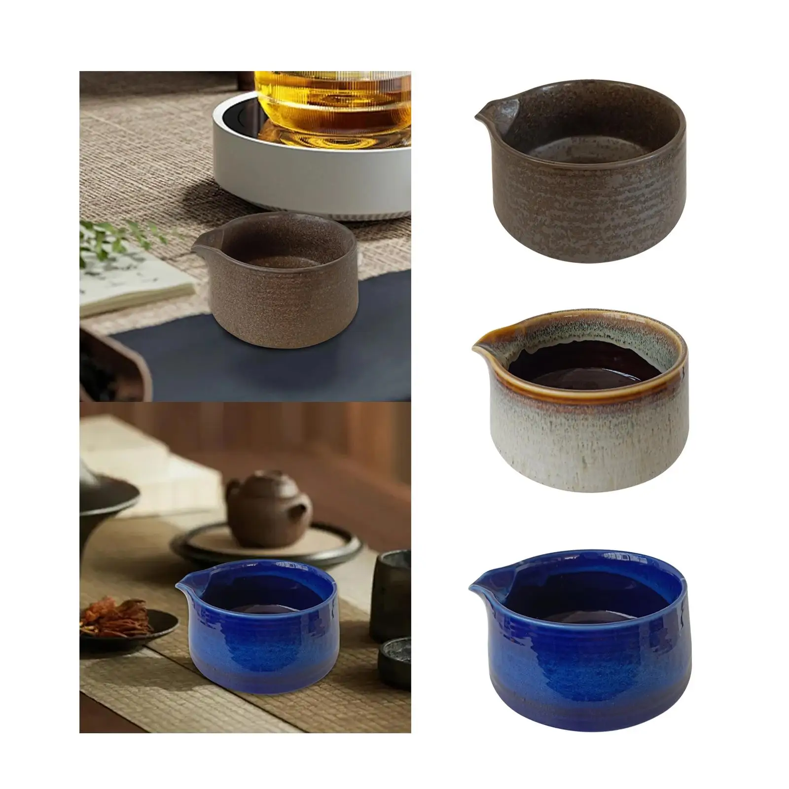 

Porcelain Matcha Bowl Matcha Mixing Bowl Pouring Spout, Ceramic Traditional Handcrafted for Family, Preparation