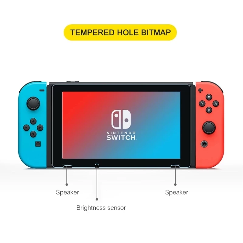 1-3PCS edzett üvegek Ajánló fólia számára Nintendo Árammegszakító NS /swith lite /swith OLED Hiánytalan Tudósítás Kivet Hátvéd számára Árammegszakító