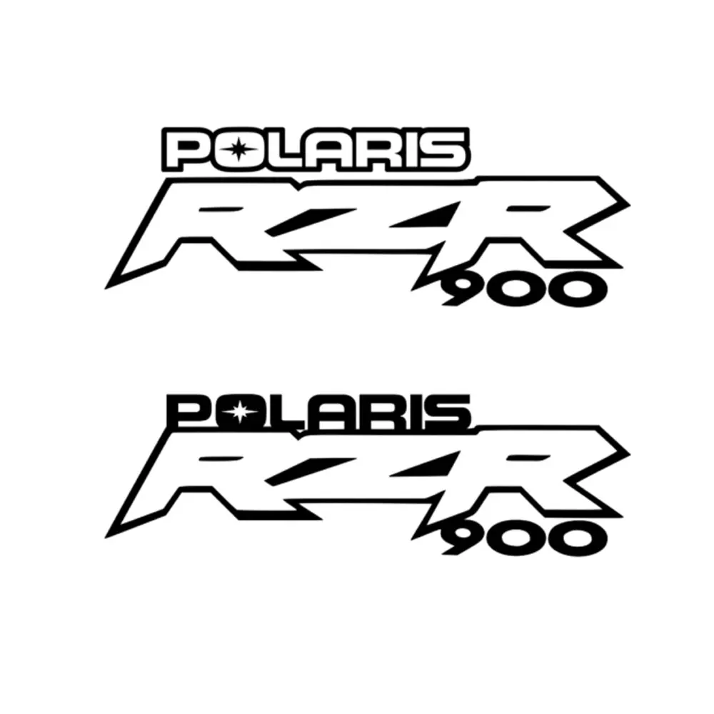 2pcs for Polaris RZR 900 decals stickers emblem logo decal kit sticker