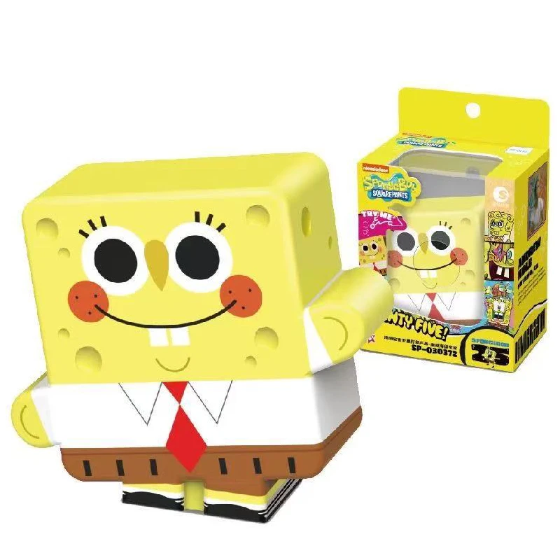SpongeBob SquarePants Rebound Pinch Music Patrick Star Cartoon Character Children's Stress Relief Toy Birthday Gift
