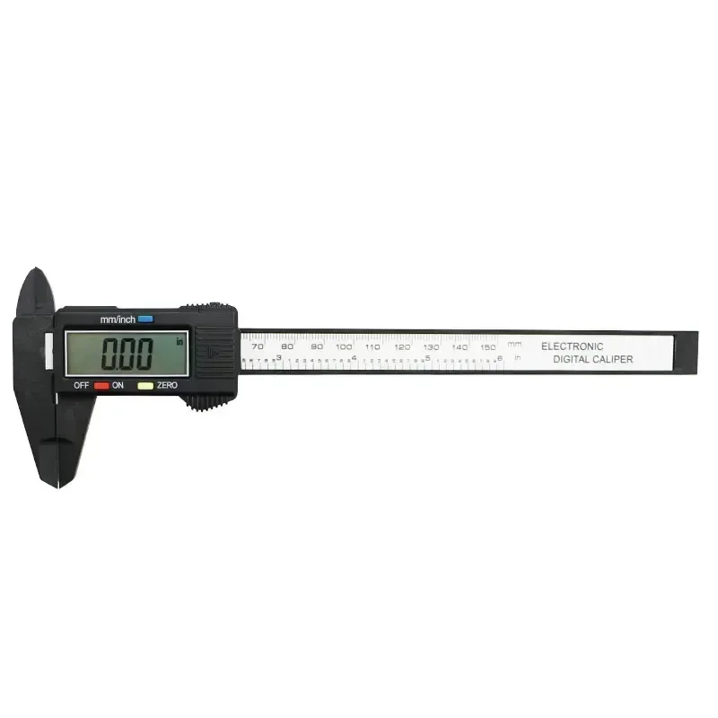 Shahe Digital Vernier Calipers 150 mm 6 Inch LCD Electronic Carbon Fiber Gauge Composite Vernier Calipers Micrometer