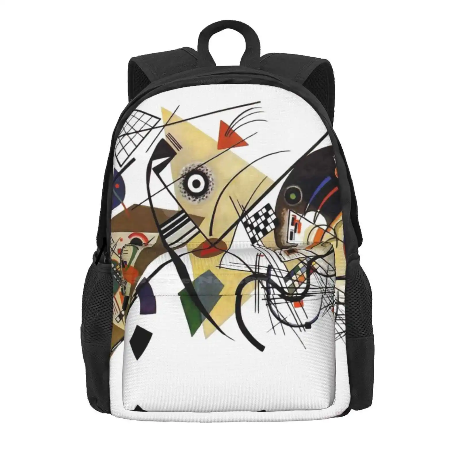 Kandinsky Traverse Line, 1923 Hot Sale Schoolbag Backpack Fashion Bags Kandinsky Traverse Line 1923 Painting