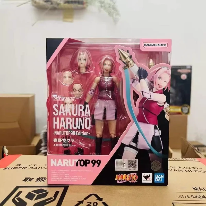 bandai-–-modele-manuel-shf-naruto-haruno-sakura-jouet-a-assembler-collection-d'ornements-decorations-de-vacances-flambant-neuf-en-stock