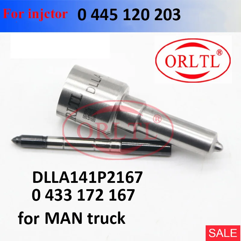 

ORLTL DLLA141P2167 0 433 172 167 Injection Nozzle DLLA 141P 2167 0433172167 for MAN truck 0445120203 0 445 120 203