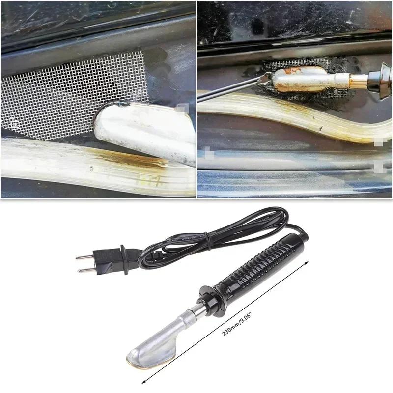 Electric Soldering Iron For Car Bumper Repair Auto Handheld Plastic Welding Tool Thermal Stapler Leather Ironing Smoothing Tools