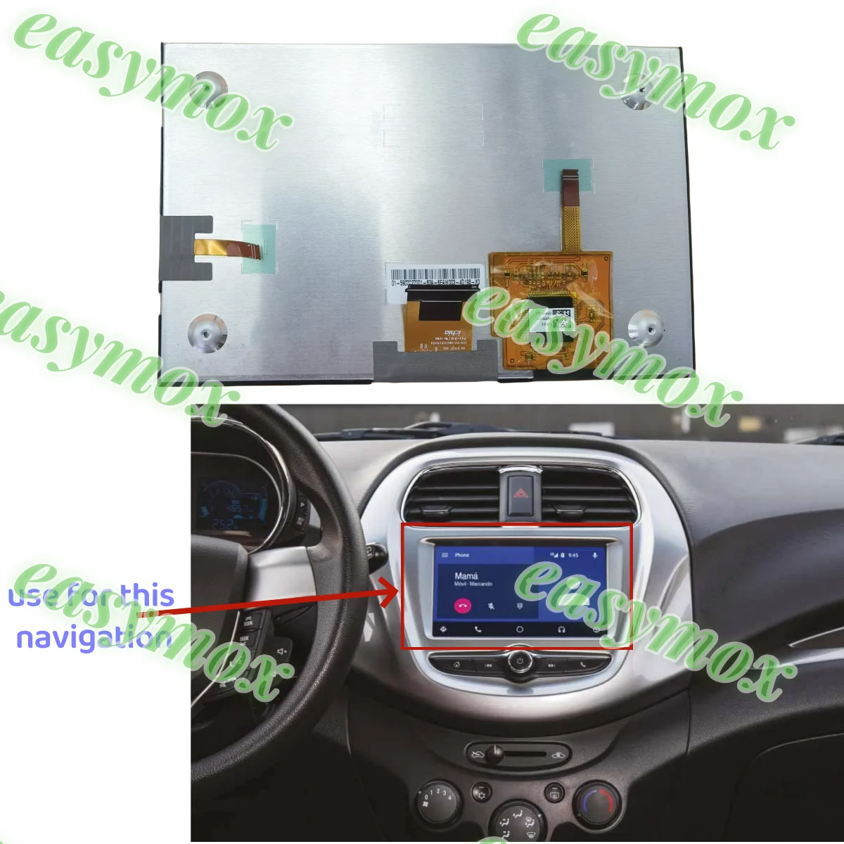 

7” inch LCD Display Screen For Chevrolet Beat SEDAN 1.2 2018-20 Trax Sonic Cruze